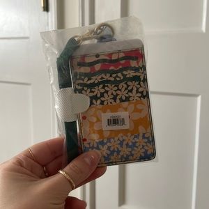 Ban.do Floral luggage tag